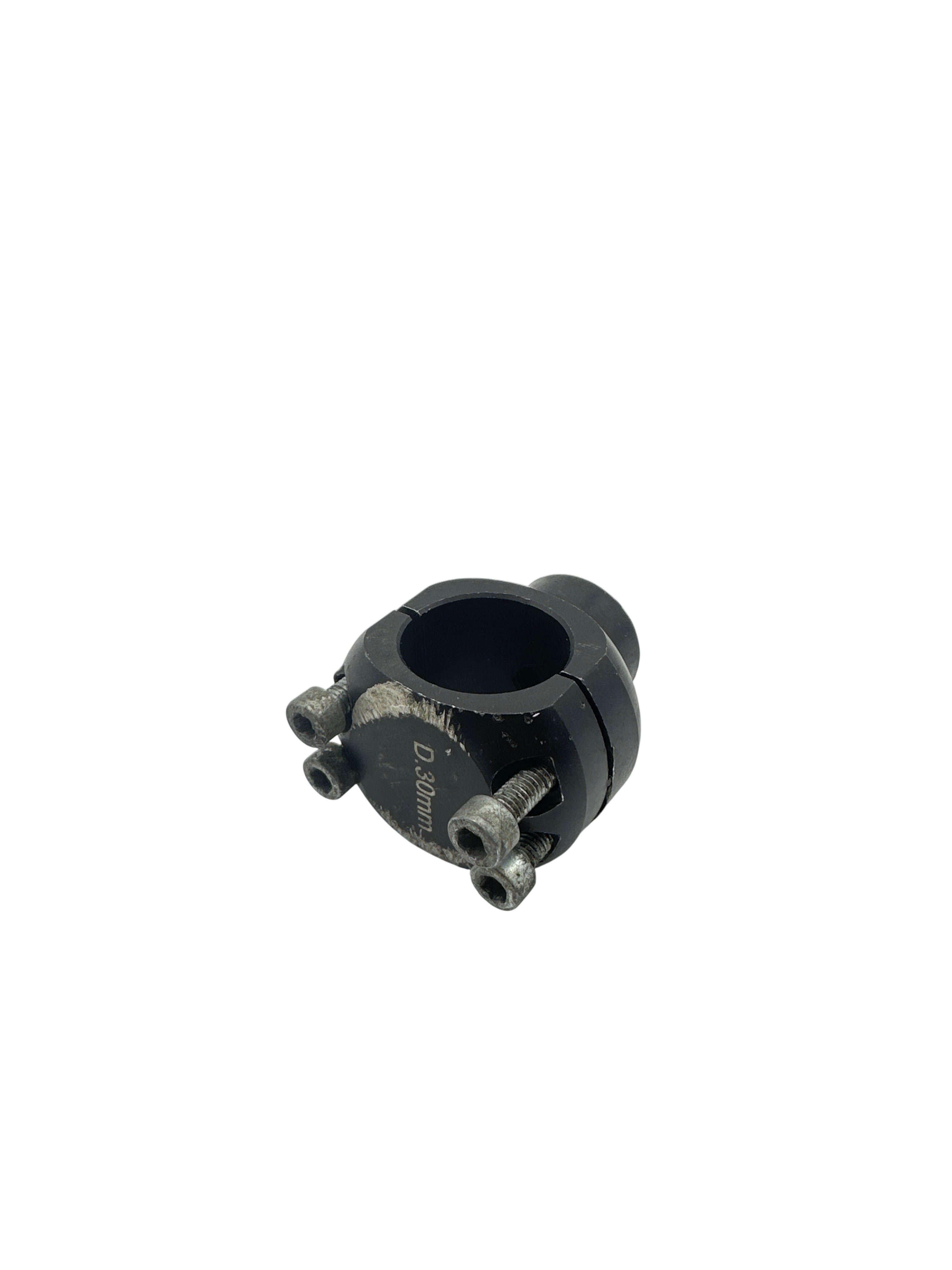 30mm Rohrklemme inkl. Gewinde schwarz