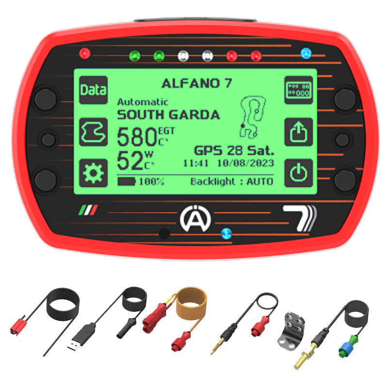 Alfano 7 2T Kit P2 Messsystem, Laptimer + Speed