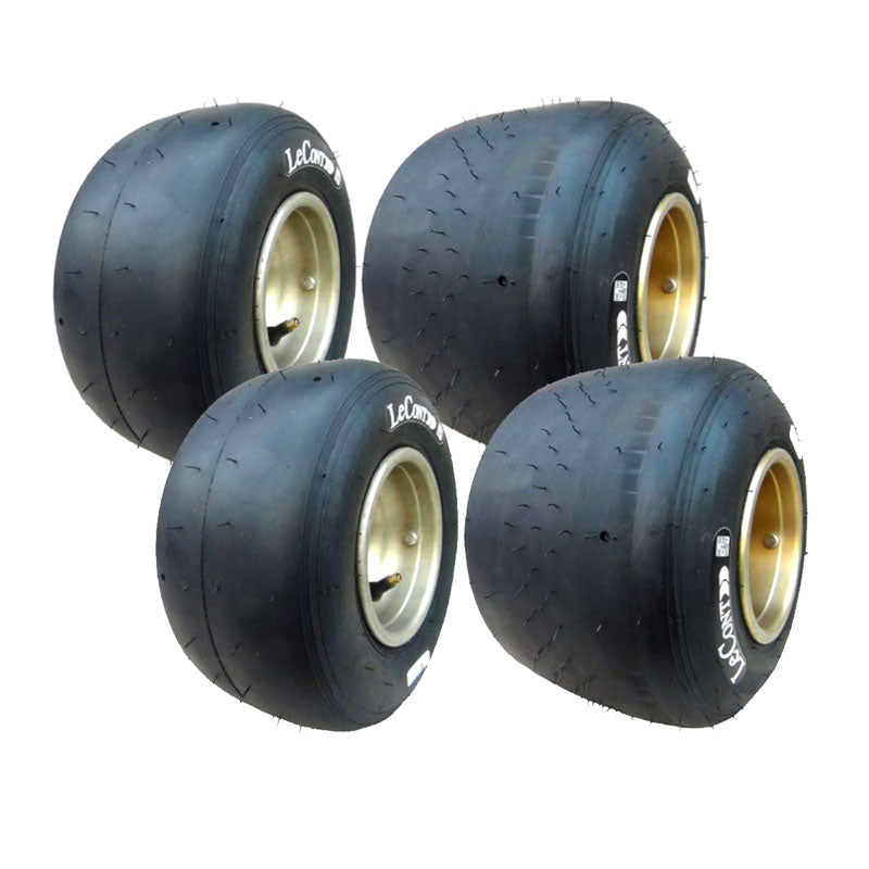 Lecont Reifen Slick LPM / CIK SATZ = 2 St. 4.50 / 2 St. 7.10.