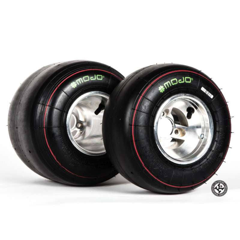 MOJO-D2XX Reifen Satz 2x10X4.50-5 und 2x 11X7.10-5 CIK Option für ROTAX Klassen