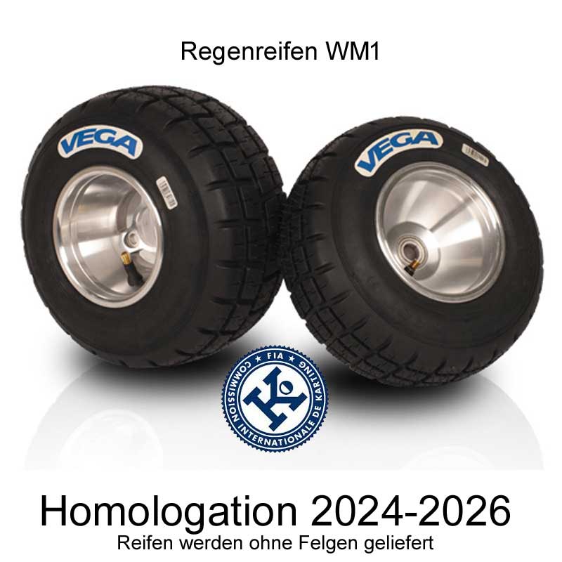 VEGA Reifen Regen WM1 Satz= 2 St. 4.0 und 2 St. 5.0 Bambini/Mini